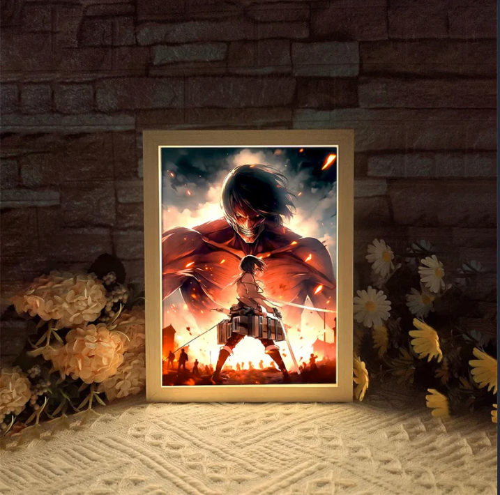 Cadre LED Attaque des Titans